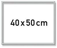 SCHIPPER 605230770 MNZ - Malen nach Zahlen Alurahmen 40 x 50 cm - Silber matt