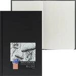 Oxford Sketchbook A5 Hardcover mit Fadenheftung gebunden, 96 Blatt 100g/m&sup2;, schwarz