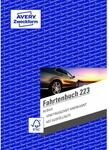 Avery Zweckform 223 Fahrtenbuch, f&uuml;r PKW, A5, 80 Seiten f&uuml;r 858 Fahrten