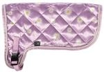 HKM Hobby Horsing Decke print 8569 violett mit G&auml;nsebl&uuml;mchen