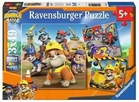 RAVENSBURGER 12004168 Kinderpuzzle 3 x 49 Teile Rubble & Crew