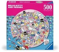 RAVENSBURGER 12001391 Puzzle f&uuml;r Erwachsene 500 Teile Hello Kitty and Friends