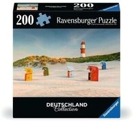 RAVENSBURGER 12001477 Puzzle f&uuml;r Erwachsene 200 Teile Leuchtturm hinter der...