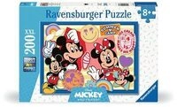 RAVENSBURGER 12004136 Kinderpuzzle 200 XXL Teile Unterwegs mit Mickey und Minnie