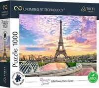TREFL 10693 Puzzle 1000 Teile Romantic Sunset: Eifelturm