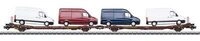M&Auml;RKLIN 47430 H0 Flachwagen-Paar Laads 800B, Transwaggon GmbH, Ep. VI