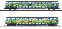 M&Auml;RKLIN 87306 Z Doppelstockwagen-Set Touristik 1 aus DBpza 753.5 und DABpza...