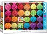 Eurographics Puzzle 1000 Cupcake Regenbogen