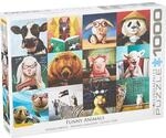 Eurographics Puzzle 1000 Lustige Tiere von Lucia Heffernan