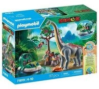 PLAYMOBIL 71819 Brachiosaurus-Begegnung mit Luftkissenboot