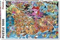 PIATNIK 556845 Puzzle 1000 Teile RJ Crisp - The Pink Pirate