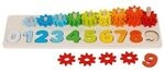goki 58451 Sortierspiel Lerne Z&auml;hlen mit Zahnr&auml;dern