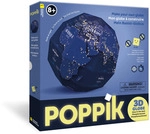 POPPIK GLO002 Mein Bastel-Globus, Erde bei Nacht