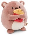 NICI 61408 Kuscheltier B&auml;r Nomo 27 cm mit Pommes