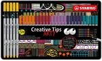 Multi-Liner-Set - STABILO Creative Tips - ARTY - 50er Metalletui - URBAN - in 10