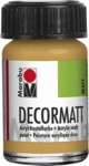 Marabu 140139784 Marabu Decormatt Acryl Metallic-Gold 784, 15 ml