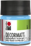 Marabu 140105090 Marabu Decormatt Acryl Hellblau 090, 50 ml
