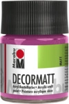 Marabu 140105033 Marabu Decormatt Acryl Pink 033, 50 ml