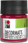 Marabu 140105032 Marabu Decormatt Acryl Karminrot 032, 50 ml