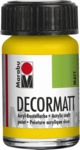 Marabu 140139019 Marabu Decormatt Acryl Gelb 019, 15 ml