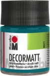 Marabu 140105290 Marabu Decormatt Acryl T&uuml;rkis 290, 50 ml