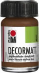 Marabu 140139047 Marabu Decormatt Acryl Hellbraun 047, 15 ml