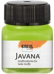 KREUL 90913 Javana Stoffmalfarbe f&uuml;r helle Stoffe, 20 ml Glas in maigr&uuml;n