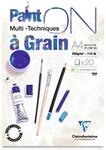 Clairefontaine Multitechnikpapier PaintOn A5, wei&szlig;, 20 Blatt