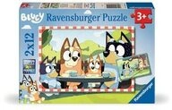 RAVENSBURGER 12004111 Kinderpuzzle 2x12 Teile Familienzeit