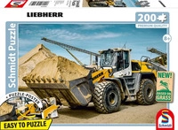 SCHMIDT SPIELE 56552 Kinderpuzzle 200 Teile Liebherr, Radlader L580