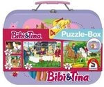 SCHMIDT SPIELE 55609 Kinderpuzzle 2 x 100 und 2 x 150 Teile Bibi & Tina: Lila im