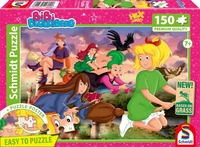 SCHMIDT SPIELE 56542 Kinderpuzzle 150 Teile Bibi Blocksberg, Hexenrennen