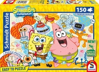 SCHMIDT SPIELE 56546 Kinderpuzzle 150 Teile SpongeBob, Spongebob und Freunde