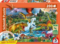 SCHMIDT SPIELE 56535 Kinderpuzzle 200 Teile Faszinierende Urzeitriesen