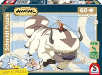 SCHMIDT SPIELE 56553 Kinderpuzzle 60 Teile Avatar, Appa und Aang