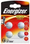 Energizer Knopfzelle Lithium, CR 2016, 4 St&uuml;ck
