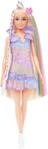 MATTEL JCT72 Barbie Fun & Fancy Puppe mit Accessoires, Modepuppe mit extra langem