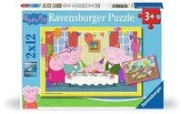 RAVENSBURGER 12004017 Kinderpuzzle 2 x 12 Teile Zeit zu feiern!