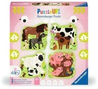 RAVENSBURGER 12004001 Kinderpuzzle 4, 6, 8, 10 Teile - Bauernhoftiere