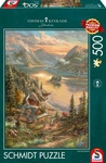 SCHMIDT SPIELE 59710 Puzzle 1000 Teile Pracht am Seeufer