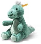 STEIFF 067280 Joshi Baby T-Rex 16 cm, gruenblau