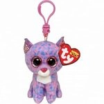 TY 35244 CASSIDY LAVENDER CAT - BOO - KEY CLIP 6 cm