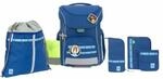 L&auml;ssig 7-teiliges Schulranzen-Set Slim Unique Dark Blue 21 Liter 30 x 25 x 41,5 cm