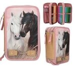 DEPESCHE 13187 Miss Melody 3 Fach Federtasche DUSTY ROSE