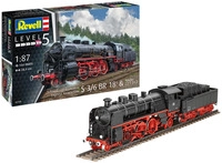 REVELL 62168 1:87 Model Set Schnellzuglokomotive S3/6 BR18 mit Tender
