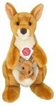 HERMANN TEDDY 91633 K&auml;nguru mit Baby 30 cm
