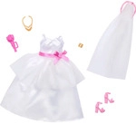 MATTEL HWV76 Barbie Fashions 2er-Pack Braut Mode