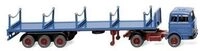 WIKING 055406 1:87 Rungensattelzug (MB) - azurblau