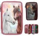 DEPESCHE 13416 Miss Melody 3 Fach Federtasche LED