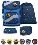 Belmil Smarty Schulranzen Set 5-teilig "Energy3" mit Brustgurt